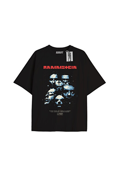 Adrift Kod Presss Unisex Siyah Movie Rammstein T-shirt 106218tt