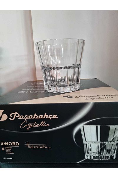 Paşabahçe Sword Crystallin Water Cup - 4 Pieces 335 CC (68504)