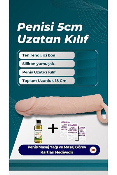 Kisarna Uzatmalı Kılıf Prezervatif Masaj Yağı Masaj Görev Kartları