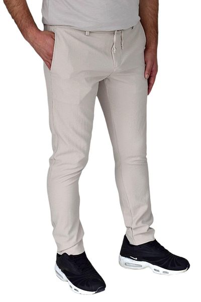 ADVANTE Men's Jogger Seersucker Pants - Elastic BGL-ST03797