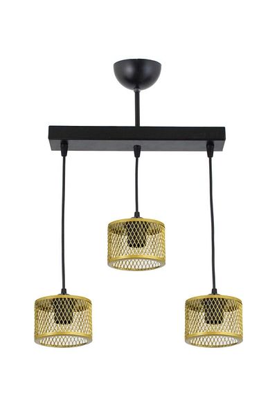 Lambadar Triple Cage Model Modern Pendant Lamp Chandelier