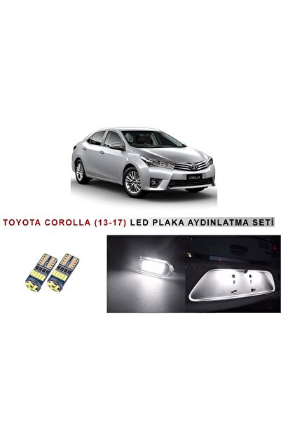 Erlight ERLİGHT Toyota Corolla (2013-2017) LED Plaka Aydınlatma Ampul Seti  B...