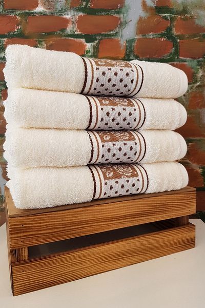Özdilek Marla Towel 4 Pack - Κρέμα