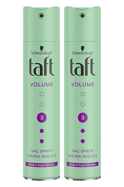 Taft True Volume (EKSTRA HACİM VEREN) Sprey 250 ml X 2 Adet