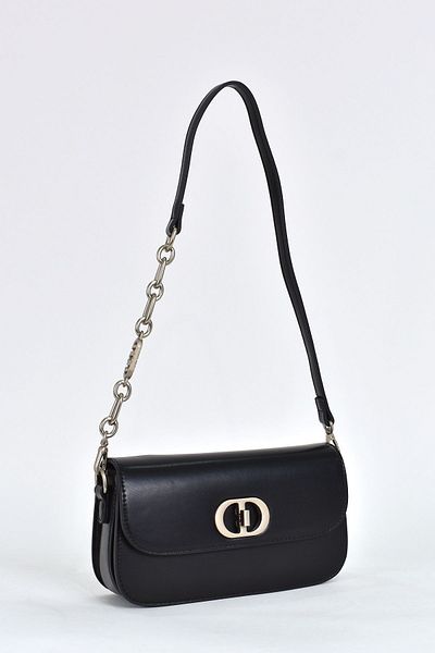 ELATAE Women's Shoulder Strap Crossbody Bag Black 17578