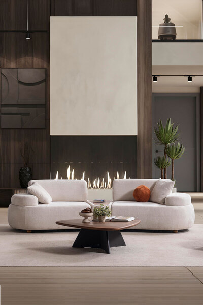 Eymense Rio Sehpa Modüllü Üçlü Koltuk