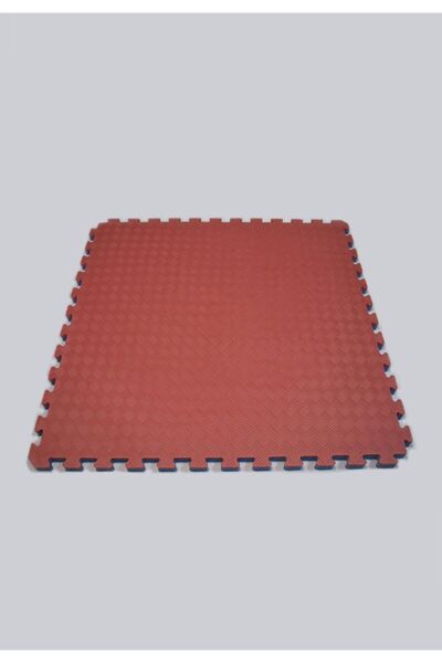 Genel Markalar 26mm 100cm X 100cm Çift Taraflı Mavi Kırmızı Yer Karosu Tatami...