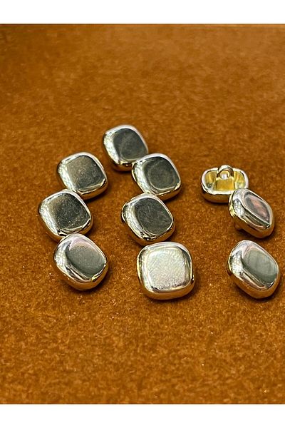 ODDA TASARIM ATÖLYESİ Gold Metal Shirt Dress Button