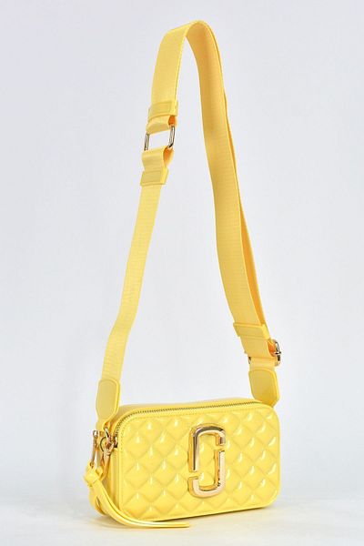 ELATAE Women's Column Shoulder Strap Silicone Crossbody Bag 26398