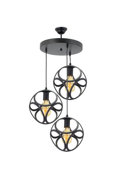 Lambadar Single Modern Circle Cube Model Pendant Lamp Chandelier