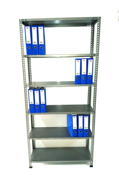 RafBurada 5 Katlı 43x75x200cm 100-130kg Taşıma Kapasiteli Ağır Yük Rafı.