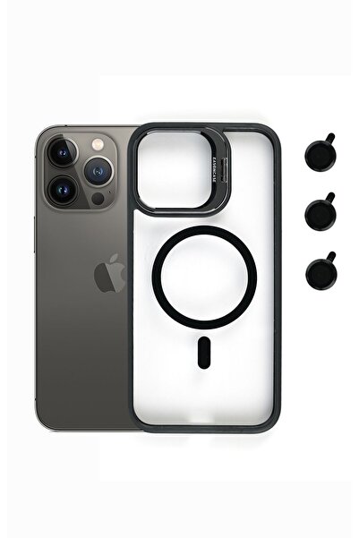 Tech&bello accessories Apple iphone 13 Pro Max Kılıf Magsafe uyumlu Kamera St...