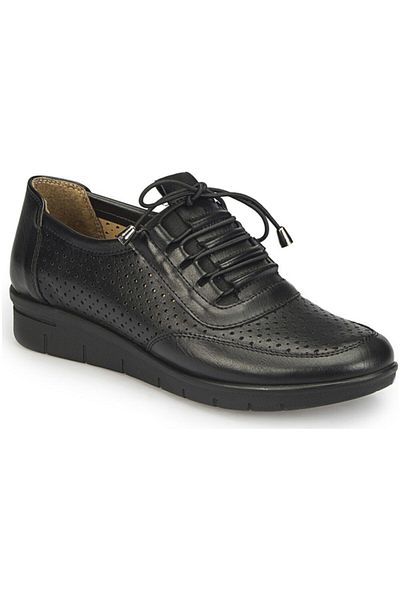 Polaris 81. 158467   Pantofi negri confort pentru femei
