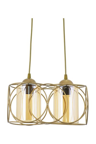 Lambadar Modern Sports Round Geometric Single Antique Balcam Metal Pendant Lamp Chandelier