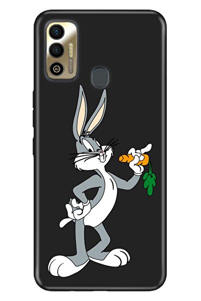 TECNO Spark 7T Uyumlu Kılıf Resimli Desenli Silikon BugsBunny