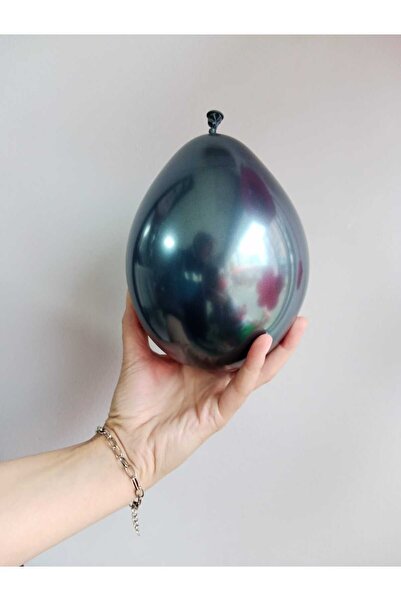 Kalisan 5 inc (küçük) Navy Krom Balon 10 adet