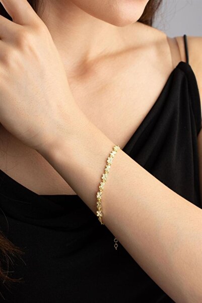 Silvano Jewelry 925 Ayar Gümüş Kelebekli Bileklik