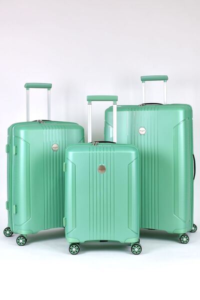 Pierre Cardin Polipropilen Kırılmaz 3'lü Valiz Seti PC7060