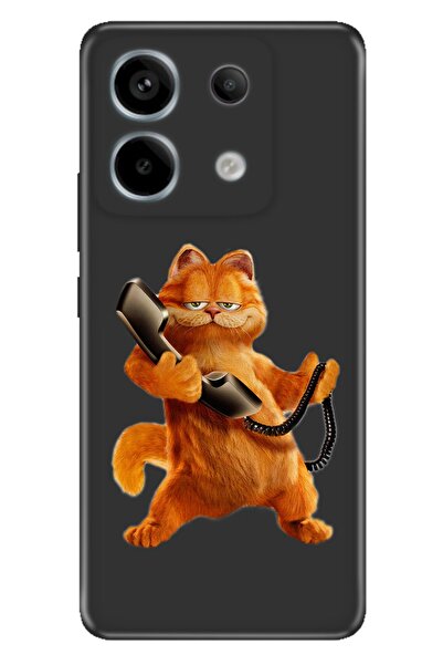 POCO X6 - Xiaomi Redmi Note 13 Pro 5G Kılıf Resimli Desenli Silikon Garfield