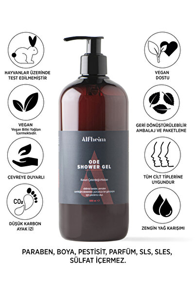 Alfheim Ode Shower Gel/ Ode Duş Jeli B3 Vitaminli Selülit Ve Cilt Sarkmaların...