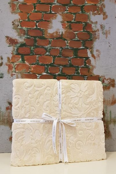 Özdilek Trendy Embos Blanket Double-Light Beige