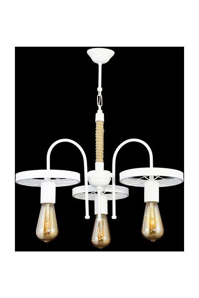 Lambadar Sports Modern Rustic Retro Triple Model Wheel Pendant Lamp Chandelier