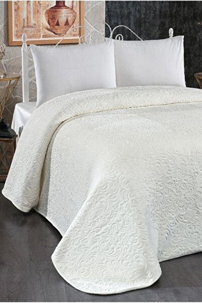 eco concept 220x240 Plush Double Blanket - Dowry Emboss
