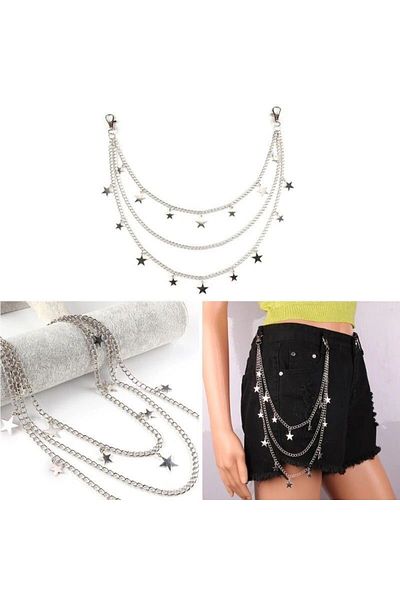 oldskoolbutik سلسلة بنطلون ستار - تصميم أنيق ومريح 1