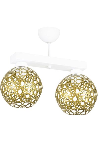 Lambadar Seljuk Ball Motif Star Wrought Iron Model Retro Rustic Plafonier Chandelier