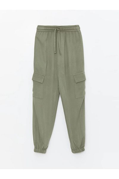 LC Waikiki LCW Kids Elastic Waist Girl's Cargo Jogger Pants