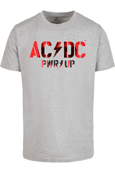 Merchcode Herren ACDC - PWRUP Foto-Logo T-Shirt
