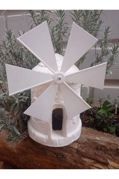 BilgeCe hoMe Büyük Yel Değirmeni Heykeli, Dekoratif Yel Değirmeni, Ham Yel De...