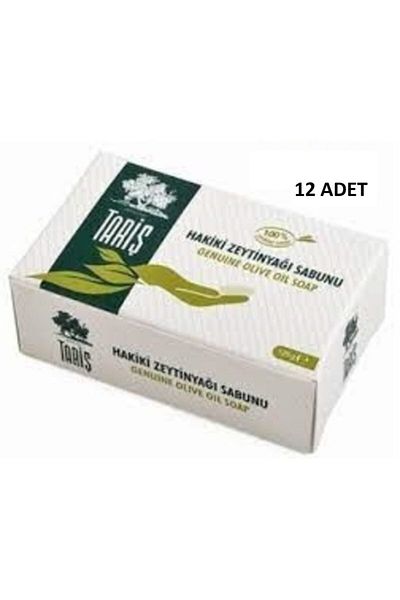 Tariş Olive Oil Hand and Hair Soap 125 gr 12 Pieces