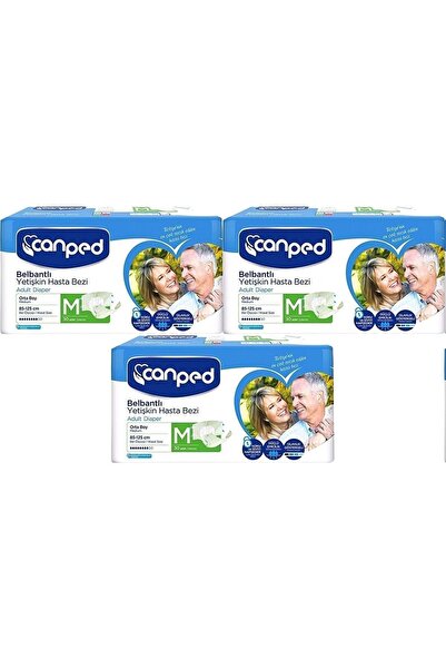 Moly Canped Hasta Bezi Yetişkin Bel Bantlı M-orta Boy 90 Adet