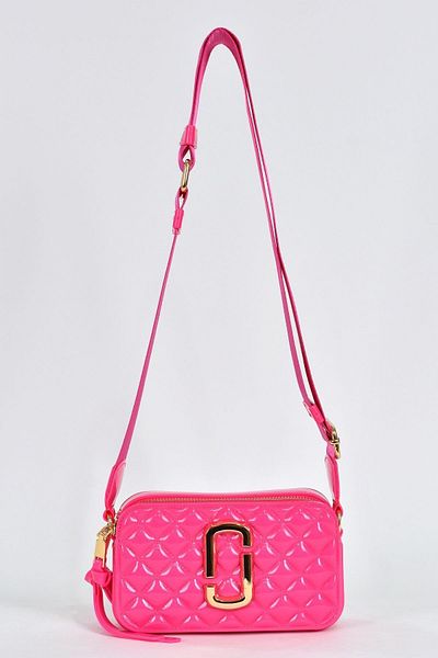 ELATAE Women's Column Shoulder Strap Silicone Crossbody Bag 26398