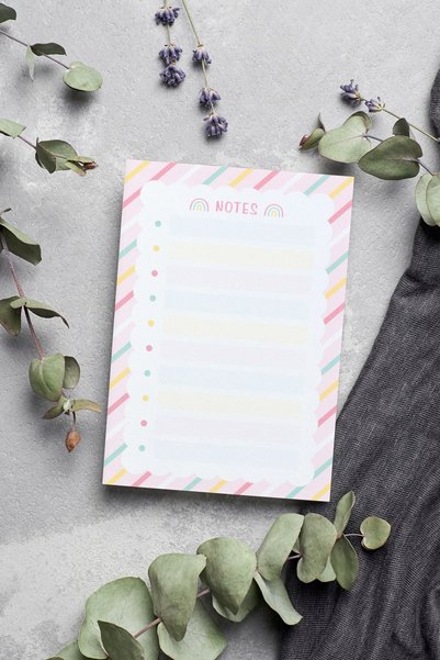 Grdall 2 Pieces - A6 Size Mini Notepad, Memopad, To-Do List, Planner