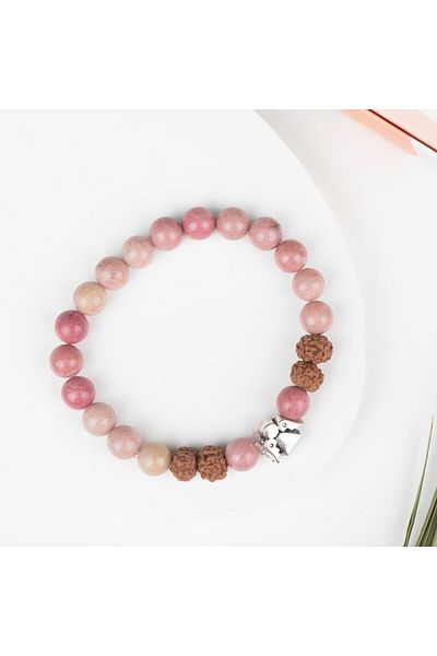 Mitr Pink Jasper Natural Stone Bracelet