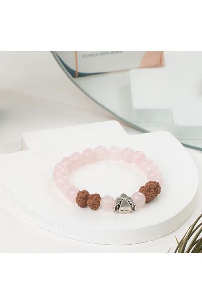 Mitr Pink Quartz Natural Bracelet