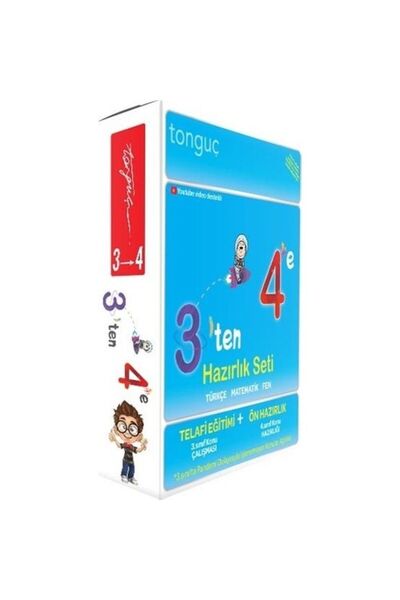 Tonguç Yayınları Tonguç 3'ten 4'e Hazırlık Seti