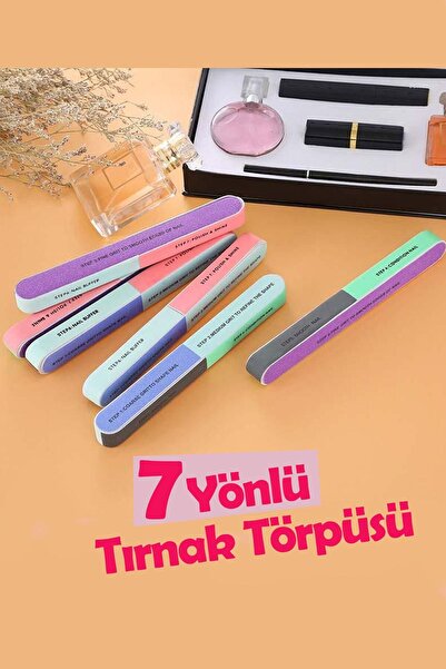 Aytan Home 7 Yönlü Tırnak Törpüsü Ve Tırnak Parlatıcısı (el Ayak Tırnak Bakım...
