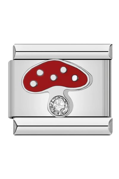 RoseCo00 Italian Steel Bracelet Charm