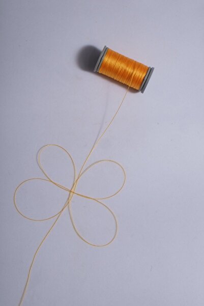 Eskişehir hobi sanat Κίτρινο Χρώμα 0,2 mm 60 μέτρα Σχοινί Προσευχής - Πιο λεπ...