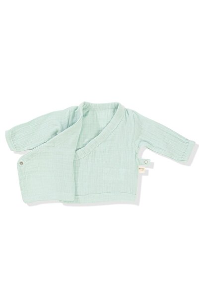 Wellgro Angel Wings Muslin 5-Piece Newborn Hospital Discharge Set-Mint