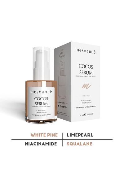 Mesoance Cocos Skin Serum - Evening and Niacinamide Contents 30 ml