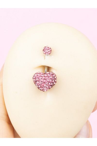 MORNEVA Shampoo with Crystal Stone - Heart and Belly Piercing
