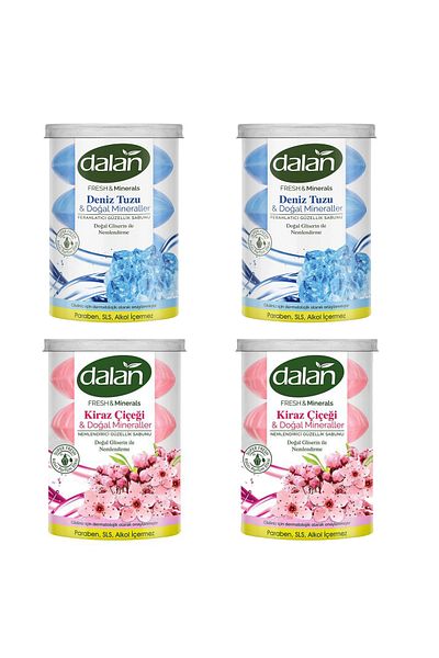 Dalan Cherry Blossom and Sea Salt Soap - X4