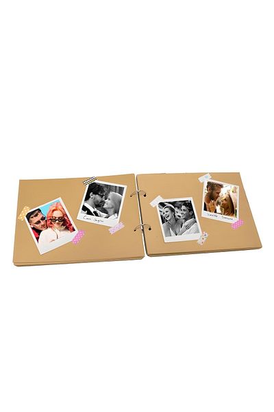 Gülefli Kızı Album foto cu clapetă din lemn tematică Friends - 19,5x26cm