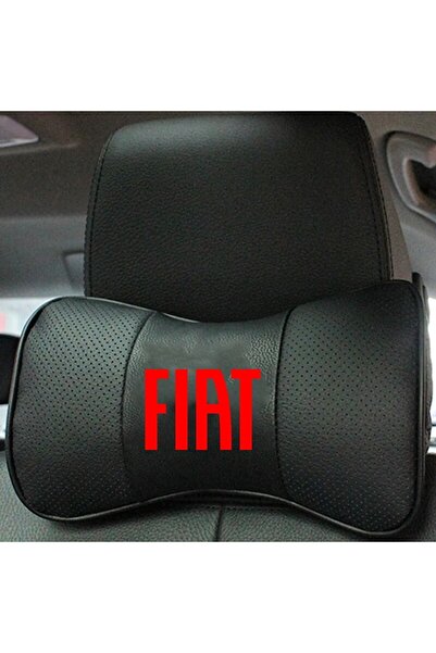 mutlu oto aksesuar Fiat Yeni Logo Boyun Yastık Kırmızı 2 Ad