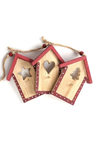 afralya home ahşap askılı duvar süsü, ahşap ev askılı süs, 1 adet dekoratif a...
