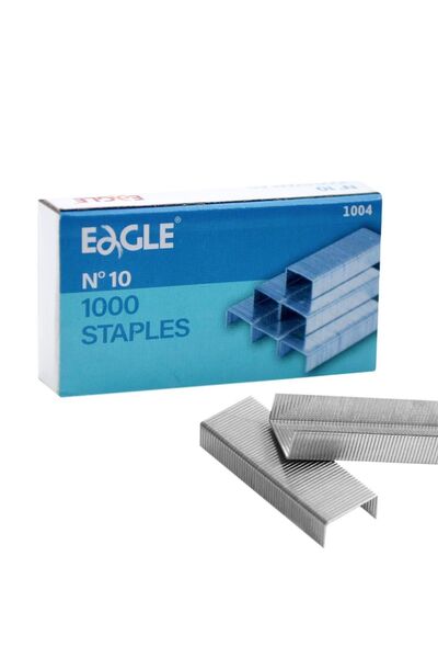 Eagle No:10 Zımba Teli Gümüş Rengi 1000 Li (1004)
